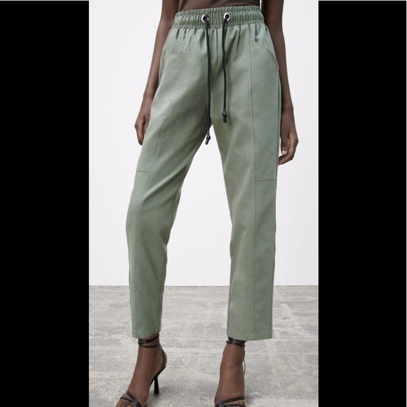 Zara Pants & Jumpsuits Zara Jogger Pants Can Fit For L Too Poshmark